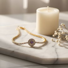 Elegant Pink Stone Bracelet