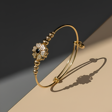 Adjustable Flower Bangle